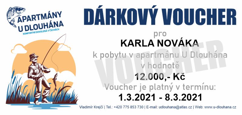 voucher u dlouhána